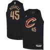 Accattivante Donovan Mitchell Cleveland Cavaliers Jordan Brand Youth Swingman Jersey Statement Black