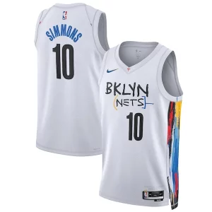Raffinato Ottimo Delizioso Ben Simmons Brooklyn Nets Nike Unisex 2022/23 Swingman Jersey City Edition White