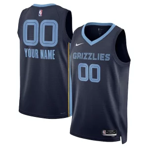 Moderno Memphis Grizzlies Nike Unisex Swingman Custom Jersey Navy Icon Edition