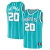 Eccezionale Splendido Pratico Gordon Hayward Charlotte Hornets 2020/21 Fast Break Replica Player Jersey Teal Icon Edition