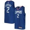 Accattivante Kawhi Leonard LA Clippers Nike Youth Swingman Jersey Icon Edition Royal/White