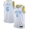 Splendido Eccezionale LeBron James Los Angeles Lakers Nike Swingman Jersey Classic Edition White