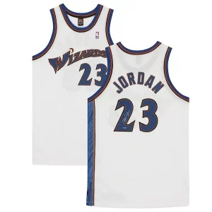 Delizioso Versatile Splendido Michael Jordan Washington Wizards Authentic Autographed White Nike Jersey