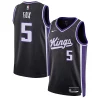 Comodo Meraviglioso Attraente De'Aaron Fox Sacramento Kings Nike Unisex Swingman Jersey Icon Edition Black/White