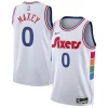 Magnifico Incantevole Fantastico Tyrese Maxey Philadelphia 76ers Nike Unisex 2024/25 Swingman Player Jersey City Edition White