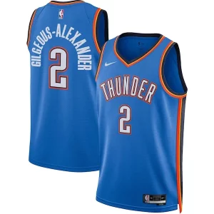 Duraturo Shai Gilgeous Alexander Oklahoma City Thunder Nike Unisex Swingman Jersey Icon Edition Blue