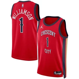 Fascinante Meraviglioso Carino Zion Williamson New Orleans Pelicans Jordan Brand Unisex Swingman Jersey Statement Edition Red