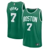 Elegante Jaylen Brown Boston Celtics Youth Fast Break Replica Player Jersey Icon Edition Kelly Green