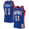 Duraturo Meraviglioso Prestigioso Isiah Thomas Detroit Pistons 1988/89 Hardwood Classics NBA 75th Anniversary Diamond Swingman Jersey Blue