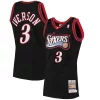 Splendido Allen Iverson Philadelphia 76ers 1997/98 Hardwood Classics Authentic Jersey Black