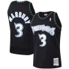 Carino Stephon Marbury Minnesota Timberwolves 1997/98 Hardwood Classics Swingman Jersey Black