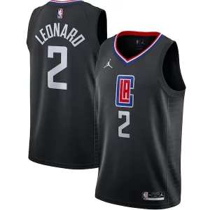 Eccezionale Ottimo Kawhi Leonard LA Clippers Jordan Brand 2020/21 Swingman Jersey Statement Edition Black