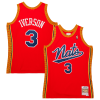 Fantastico Robusto Allen Iverson Philadelphia 76ers Hardwood Classics Swingman Jersey Red