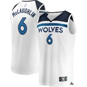 Classico Resistente Bellissimo Jordan McLaughlin Minnesota Timberwolves Youth Fast Break Replica Player Jersey Association Edition White
