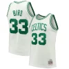 Duraturo Prestigioso Larry Bird Boston Celtics Hardwood Classics 1985/86 Swingman Jersey White/Kelly Green