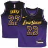 Trendy LeBron James Los Angeles Lakers Nike Preschool 2024/25 Swingman Player Jersey City Edition Purple