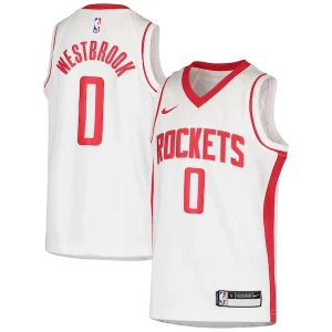 Elegante Russell Westbrook Houston Rockets Nike Youth Swingman Jersey Association Edition White