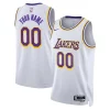 Comodo Los Angeles Lakers Nike Unisex Swingman Custom Jersey White Association Edition