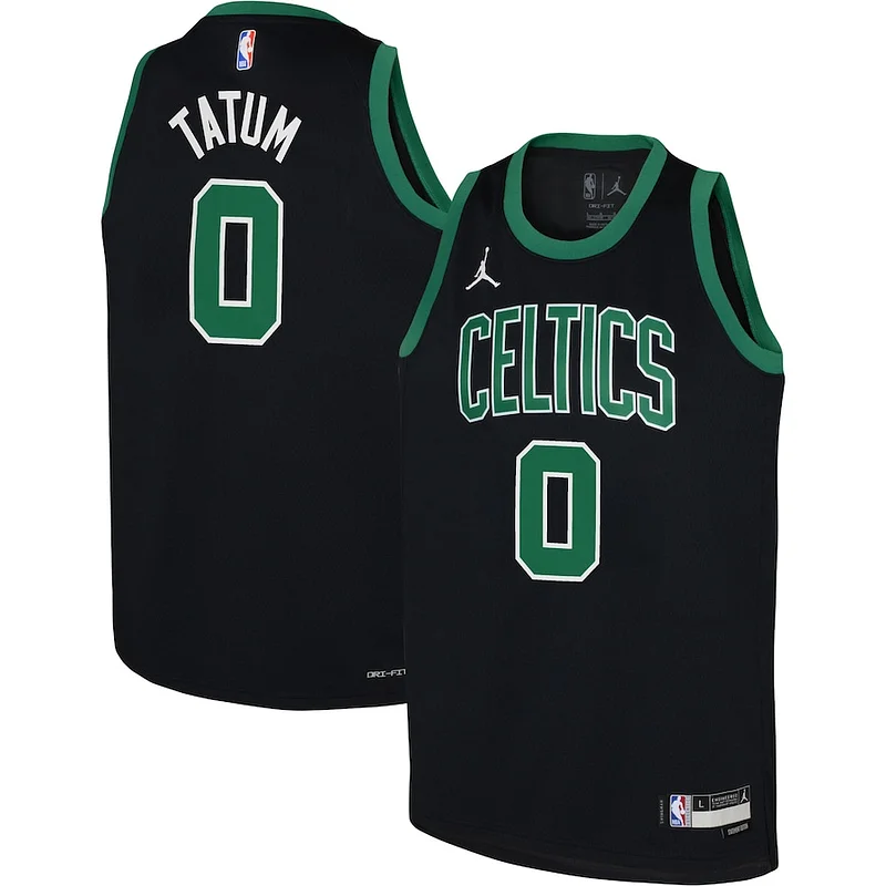 Elegante Jayson Tatum Boston Celtics Jordan Brand Youth Swingman Jersey Statement Edition Black