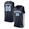 Trendy Comodo Memphis Grizzlies Nike Swingman Custom Jersey Navy Icon Edition