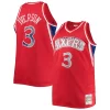 Robusto Gorgeous Allen Iverson Philadelphia 76ers Big & Tall 1996/97 NBA 75th Anniversary Diamond Swingman Jersey Red