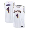 Elegante Prestigioso Dalton Knecht Los Angeles Lakers Youth Fast Break Replica Player Jersey Association Edition White