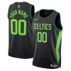 Stupendo Classico Bellissimo Boston Celtics Nike Unisex 2024/25 Custom Swingman Jersey City Edition Black
