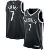 Accattivante Classico Kevin Durant Brooklyn Nets Nike Unisex Swingman Jersey Icon Edition Black/White