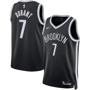 Accattivante Classico Kevin Durant Brooklyn Nets Nike Unisex Swingman Jersey Icon Edition Black/White