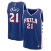 Accattivante Carino Joel Embiid Philadelphia 76ers Fast Break Replica Player Jersey Icon Edition Royal