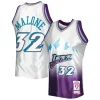 Bellissimo Prestigioso Ottimo Karl Malone Utah Jazz 1996/97 Hardwood Classics 75th Anniversary Swingman Jersey Platinum