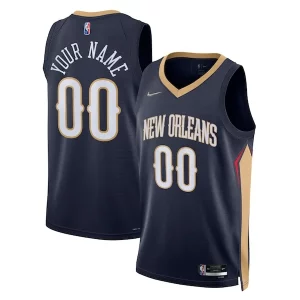 Resistente Ottimo Sofisticato New Orleans Pelicans Nike 2021/22 Diamond Swingman Custom Jersey Icon Edition Navy