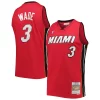 Raffinato Pratico Dwyane Wade Miami Heat Big & Tall Hardwood Classics 2005/06 Swingman Jersey Red