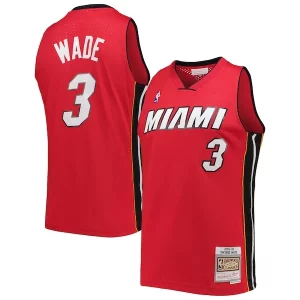 Raffinato Pratico Dwyane Wade Miami Heat Big & Tall Hardwood Classics 2005/06 Swingman Jersey Red