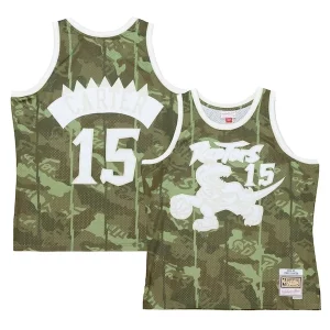 Versatile Duraturo Vince Carter Toronto Raptors Hardwood Classics 1998/99 Ghost Green Swingman Jersey Camo