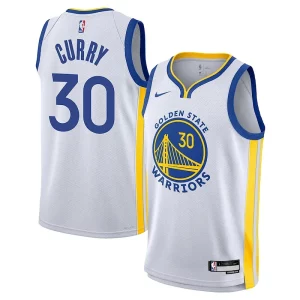 Cool Versatile Trendy Stephen Curry Golden State Warriors Nike Youth Performance Swingman Jersey Association Edition White