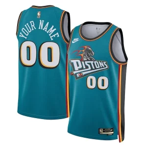 Raffinato Delizioso Detroit Pistons Nike Unisex 2022/23 Custom Swingman Jersey Classic Edition Teal