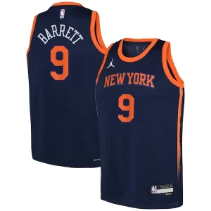 Ottimo Moderno Magnifico RJ Barrett New York Knicks Jordan Brand Youth Swingman Jersey Statement Navy