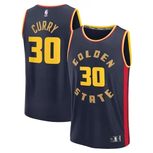 Fantastico Magnifico Attraente Stephen Curry Golden State Warriors 2024/25 Fast Break Player Jersey City Edition Navy