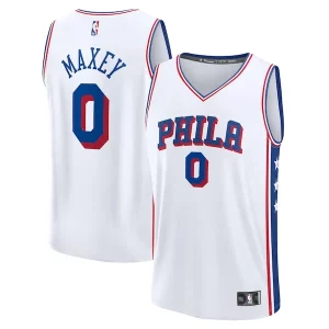 Bellissimo Sofisticato Tyrese Maxey Philadelphia 76ers Youth Fast Break Replica Player Jersey Association Edition White