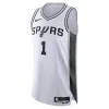 Bellissimo Carino Delizioso Victor Wembanyama San Antonio Spurs Nike Authentic Jersey Association Edition White