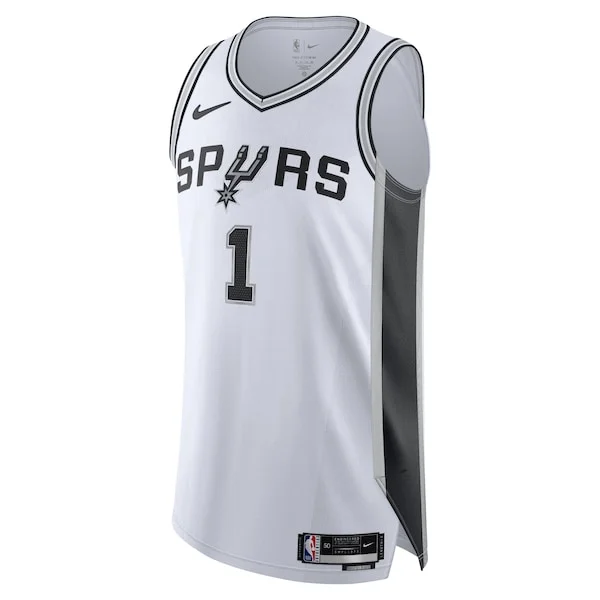 Bellissimo Carino Delizioso Victor Wembanyama San Antonio Spurs Nike Authentic Jersey Association Edition White