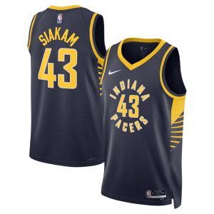 Lussuoso Pascal Siakam Indiana Pacers Nike Unisex Swingman Jersey Icon Edition Navy