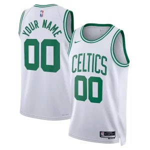 Fantastico Boston Celtics Nike Unisex Swingman Custom Jersey White Association Edition
