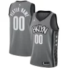 Fascinante Brooklyn Nets Jordan Brand Swingman Custom Jersey Statement Edition Gray