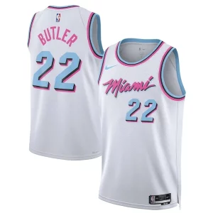 Pratico Fascinante Accattivante Jimmy Butler Miami Heat Nike Unisex 2024/25 Swingman Player Jersey City Edition White