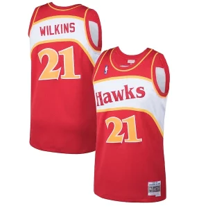 Pratico Magnifico Dominique Wilkins Atlanta Hawks 1986/87 Hardwood Classics Swingman Jersey Red