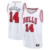 Moderno Matas Buzelis Chicago Bulls Fast Break Replica Player Jersey Association Edition White