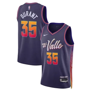 Classico Sofisticato Kevin Durant Phoenix Suns Nike Unisex 2023/24 Swingman Jersey Purple City Edition