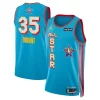 Pratico Duraturo Kevin Durant Jordan Brand Unisex 2025 NBA All Star Game Swingman Player Jersey Light Blue